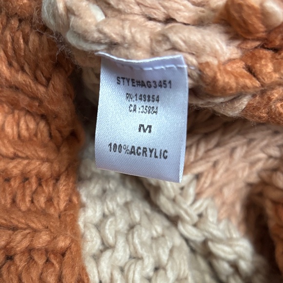 Sadie & Sage NWT Butter Pecan Chunky Knit Sweater - Picture 9 of 10